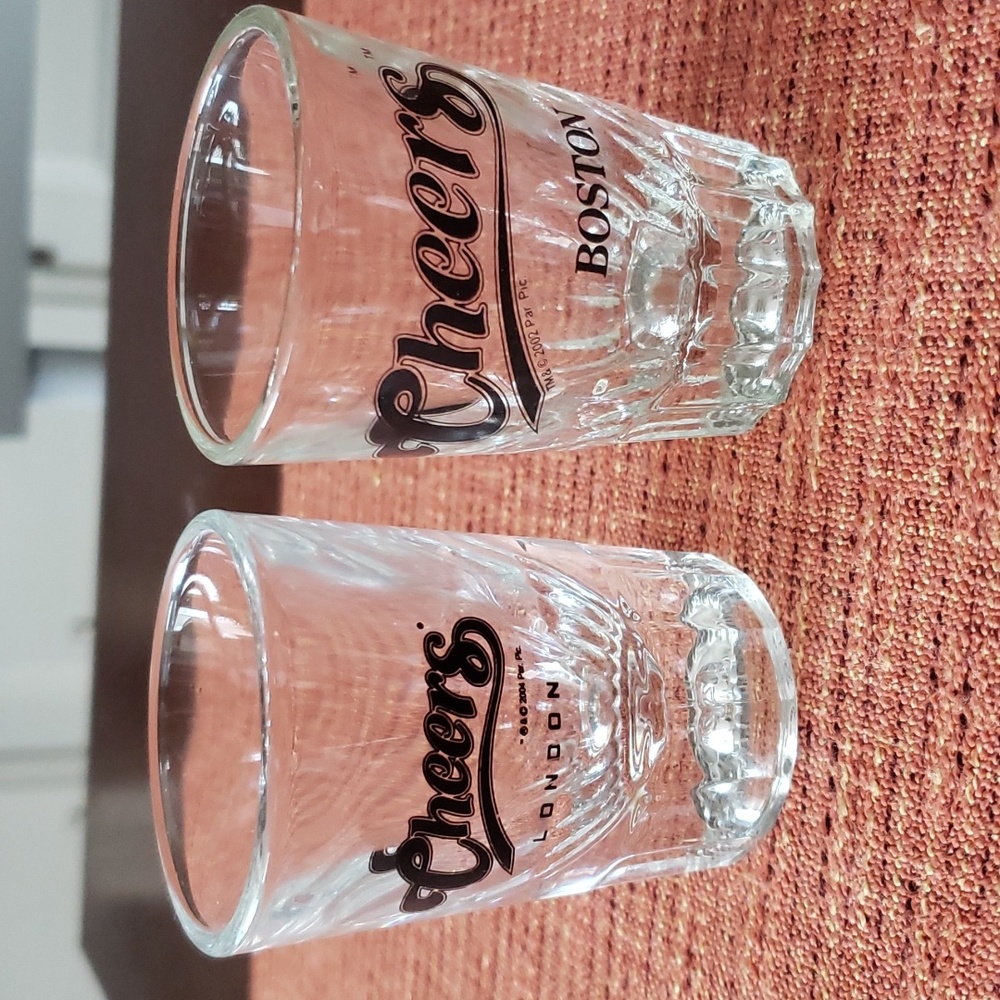 "Cheers" Set of 2 Shot Glasses